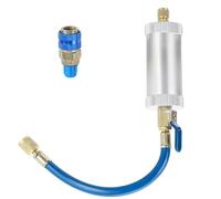 Strong Metal a C Refrigerants Oil Injectors Injections Tool with 1/4 Thread Suitable for R134A R 12 600PSI to 3000PSI a C Oil Injections Tool