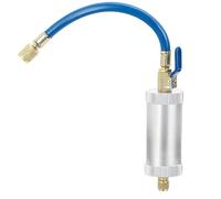 Strong Metal a C Refrigerants Oil Injectors Injections Tool with 1/4 Thread Suitable for R134A R 12 600PSI to 3000PSI a C Refrigerants Oil Injectors