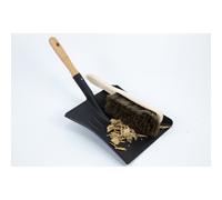 Strong Metal Coal Shovel 9 Inch Fireside Dust Ash Pan Spade with Wooden Handle