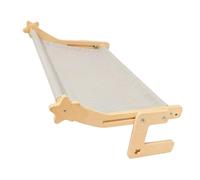 Strong Metal Hook Pet Perch for Openings and Beds Includes Soft Washable Pad for Cozy Napping Adjustable Width Pet Window Seat Built From Hardwood and Resilient Fabric