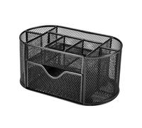 Strong Metal Net Writing Materials Box 9 Framework Plan for Efficient Classroom Organization Elegant Desktop Storage Box