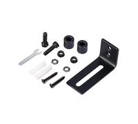 Strong Mild Steel Sliding Door Guide Modifiable Aligner Double Wheel Structure Denial Rut Installation for Smooth Motion Sliding Lid