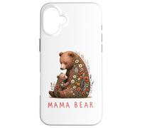 Strong Mother Love Heart Family Protective Mommy Mama Bear Case for iPhone 16 Plus