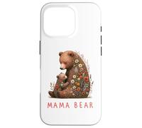 Strong Mother Love Heart Family Protective Mommy Mama Bear Case for iPhone 16 Pro