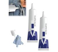 Strong Multi-Purpose Leather and Fabric Adhesive Extra Strong Waterproof Flexible Adhesive Washable Clear Clothing Glues Fast-Drying Repair Glue for All Fabrics