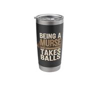 Strong Murse Quote for Men Stainless Steel Insulated Tumbler