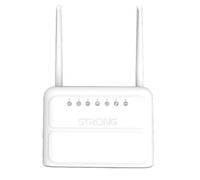 STRONG N300Mbps WiFi 4G Router, Cat4 LTE Network, Fix External Antennas, 100Mbps LAN Ports, Plug and Play, Secure Network