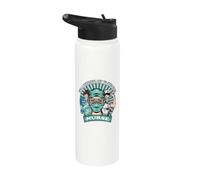 Strong Nurse It's A Beautiful Day to Save Lives Nurse Stainless Steel Insulated Water Bottle