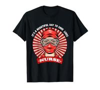 Strong Nurse It's A Beautiful Day to Save Lives Nurse Value Graphic T-Shirt