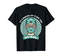 Strong Nurse It's A Beautiful Day to Save Lives Nurse Value Graphic T-Shirt