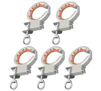 Strong Nylon Cable Guide Pulley 65mm Wide Opening Smooth Roller 330 Degree Rotation Strong for Bridge Installation Construction Site Cable Pulling Tool