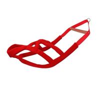Strong Nylon Dog Weighted Leash Dog Training Hunting Sled Pulling Ski Harness Pet Agility Products For Medium And Large Dogs,Red,M