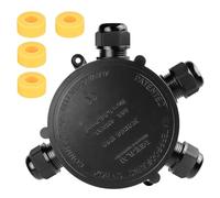 Strong Outdoor Junctions Box ABS Multiple Directional Cable Routing Waterproof Electrical For Connection Easy Installation Waterproof