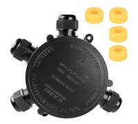 Strong Outdoor Junctions Box ABS Multiple Directional Cable Routing Waterproof Electrical For Connection Easy Installation Waterproof