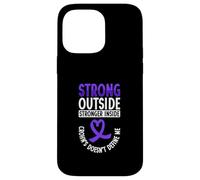 Strong Outside - Stronger Inside - Crohn Disease Case for iPhone 14 Pro Max