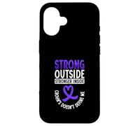 Strong Outside - Stronger Inside - Crohn Disease Case for iPhone 16