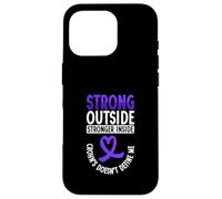 Strong Outside - Stronger Inside - Crohn Disease Case for iPhone 16 Pro