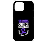 Strong Outside - Stronger Inside - Crohn Disease Case for iPhone 16 Pro Max