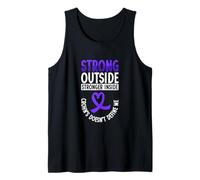 Strong Outside - Stronger Inside - Crohn Disease Tank Top