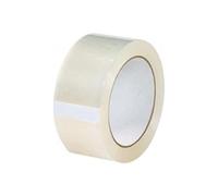 Strong Packing Tape Clear for Packing Boxes | 48mm x 66m | Heavy Duty | Extra Sticky | Ideal for Parcel Boxes, Moving Boxes, Large Postal Bags (1 Pack)