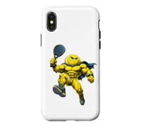 Strong Padel Ball Cool Padel Tennis Super Hero Case for iPhone X/XS