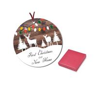 Strong Polyacrylate Christmas Tree Ornamentation With Permanent Plan For Vacation Home Deck And Party Decoration Holiday