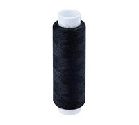 Strong Polyester Pro Sewing Thread, Many Colours Finest Spools, Universal All Purpose Hand and Machine Sewing, 200m - 220yd Coil Reel, by Pasmanta Made in Europe Since 1953 (5610 - Black)