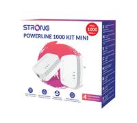 STRONG POWERL1000DUOMINI Kit 2 Powerline Gigabit Port, HomePlug AV2, Speed Up to