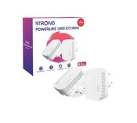 Strong POWERL1000DUOMINIUK AV1000 Mini Powerline Kit (2 Pack)