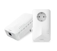 STRONG Powerline WiFi 1000 Duo, 1000 Mbps, High Speed Wi-Fi Adapter, Up to 300 m Range, PowerLAN Kit, Internet via Power Outlet, Wi-Fi Hotspot, Ethernet Port
