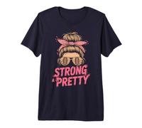 Strong & Pretty Mud Run Trail Dirty Girls Mudding Muddy Fun Premium T-Shirt