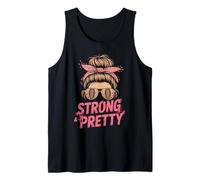 Strong & Pretty Mud Run Trail Dirty Girls Mudding Muddy Fun Tank Top