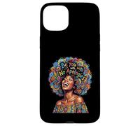 Strong Proud Unapologetic Black Woman Afro African Art Case for iPhone 15 Plus