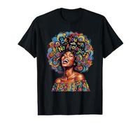 Strong Proud Unapologetic Black Woman Afro African Art Value Graphic T-Shirt