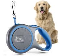 Strong Retractable Dog Lead, 3m Long Extendable No-Tangle Leash, Soft-Grip, Anti-Slip Brake, Anti-Twist Extending Lead for Small/Medium Dogs