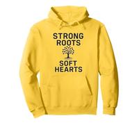 Strong Roots, Hearts. Family Strength Quote. Pullover Hoodie