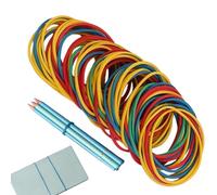 Strong Rubber Bands 300 Pieces Stretch Colorful Tie
