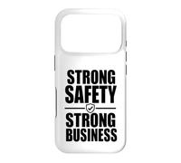 Strong Safety Strong Business, Workplace Safety Culture Gift Case for iPhone 17 Pro