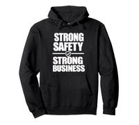 Strong Safety Strong Business, Workplace Safety Culture Gift Pullover Hoodie