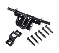 Strong Security Sliding Screw Clasp with Extended Mounting Screws for Profound Anchoring on Wood Metal Record Door Skeletons Padlockable Sliding Screw