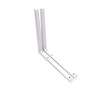 Strong Shelf Bracket Mitre Reinforced Pattern 250 x 250mm White Pack of 2 EAI Brand