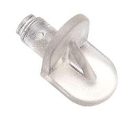 Strong Shelf Supports Pegs Pins Plug Stud Kitchen Cupboard Cabinet,Bookcases (8, Push-in, Clear - M6262)