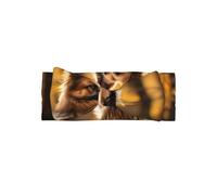 Strong shepherd dog Printed Baby Bow Headband - Soft Elastic Headband Suitable for Newborns Parties Photoshoots and Daily Wear