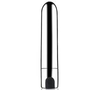 Strong Shock 10 Modes Personal Travel Bullet Tool for Women Pleasure, Waterproof Small Bullet Soft Lovely Toys for Men Women, Mini Pocket Size for Body Massage Relax CDF4SV1 (Silver)