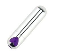 Strong Shock 10 Modes Quiet Waterproof Bullet Massage Rod Powerful Mini Stick Portable Soft Silicone Toys for Women Pleasure, Travel Pocket Small Mini Size, Personal Bullet Tool NDFJ4C (Silver)