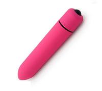 Strong Shock 10 Silent Speeds Power Bullet Rod Soft Silicone Toys for Men Women, Waterproof Mini Travel Small Bullet Toys Perfect for Personal Body Neck Back Relax JSDM4HV (Red)