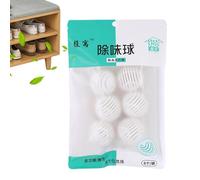 Strong Sneaker Ball Deodorizers, Slipper Balls,Shoe Deodorizer 6 Pieces Boot Odor Eliminator - Eco-Friendly Foot Odor Eliminator for Shoes,