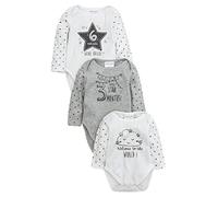 Strong Souls Baby Boys Bodysuits (Pack of 3) 0-6 Months