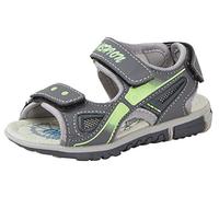 Strong Souls Boys Sports Sandals Grey/Green UK 10