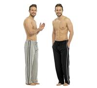 Strong Souls Mens Lounge Trouseres (Pack of 2) Black/Grey